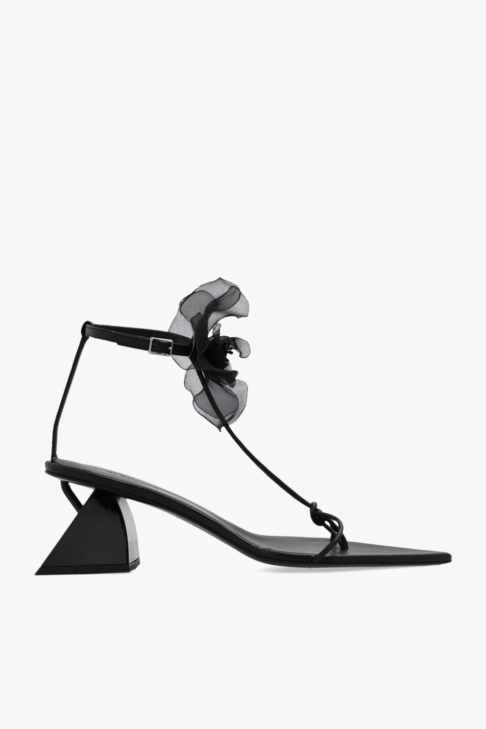 パンプス Nensi Dojaka Crystal Pvc Sling Backs Nensi Dojaka Off-White Slingback Tulle Heels Nensi Dojaka